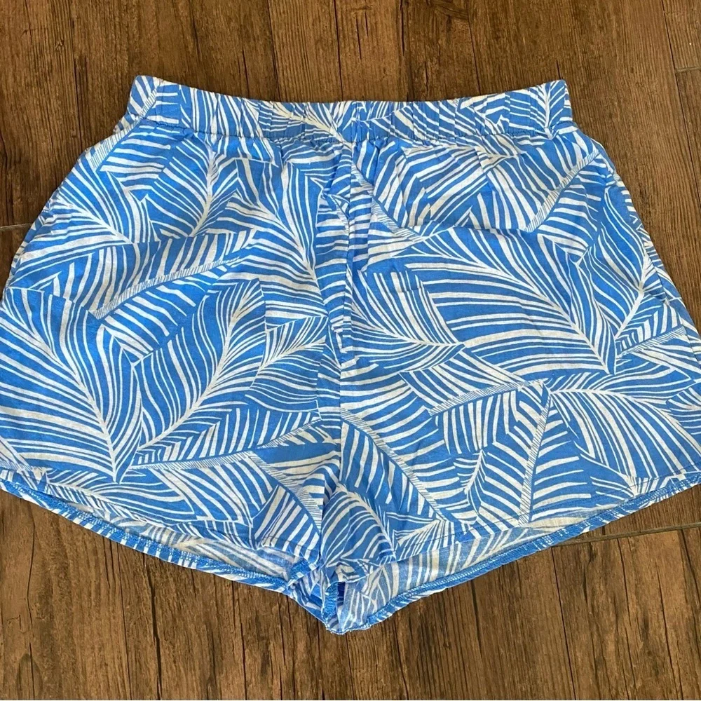 Shade & Shore White Palm Shorts Size s - Picture 2 of 4